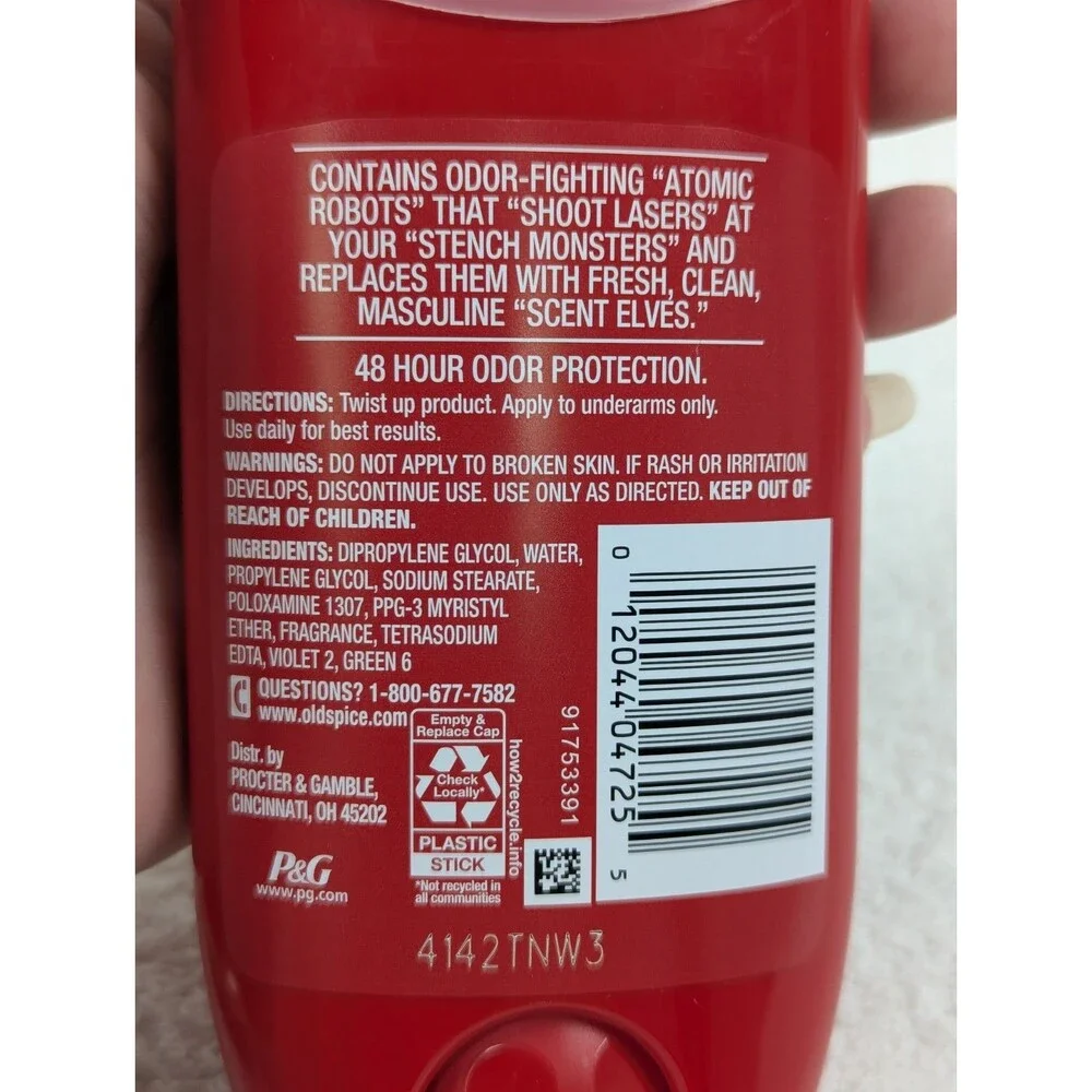 Old Spice - Deodorant - High Endurance Aluminum Free - Refresh Scent - 3 Pack